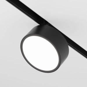 EXILITY Rado LED 18W CCT 120 st sterowanie bluetooth WiFi pilot lampa czarna do szyn magnetycznych