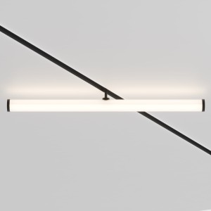 EXILITY Larc LED 25W CCT sterowanie bluetooth WiFi pilot lampa czarna 60cm do szyn magnetycznych