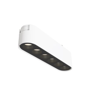 RADITY Points LED 6W 3000K 36 st 11,6cm lampa biała do szyn magnetycznych