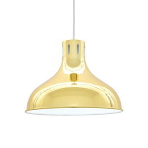 CORRADO industrialna lampa wisząca w złocie E27