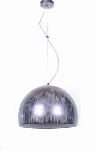 BRIO lampa wisząca nad stół srebrna  fi 35m 3xE27