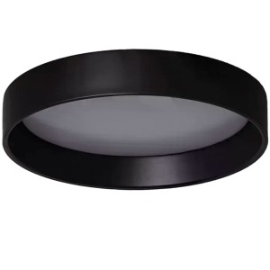 Plafon LED 16W Okrągły Czarny 3 Barwy Śweicenia CCT do Wyboru 35cm Abruzzo Nero
