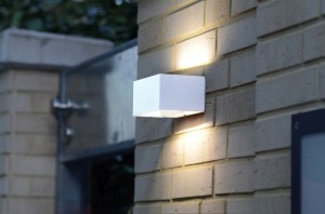 GEMINI 5189102032 kinkiet elewacyjny LED 10,5W 4000K IP54 biały biały światło góra dół