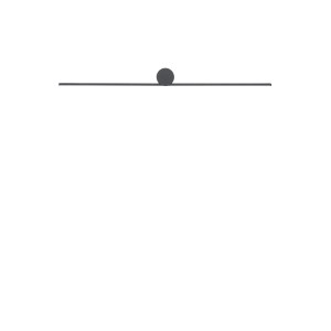 SPIN LED S 10W 4000K kinkiet czarny długość 66cm 390lm