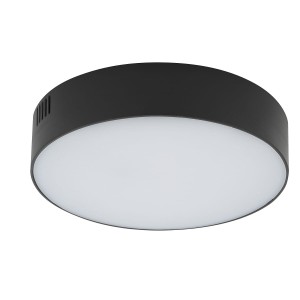 LID ROUND LED 25W 3000K plafon czarny okrągły fi 16cm