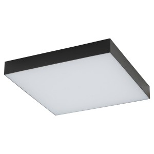 LID SQUARE LED 50W 4000K plafon czarny kwadratowy 30cm
