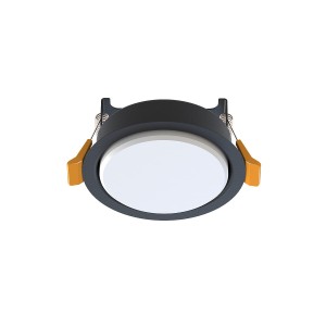 UNO S lampa wpuszczana czarna 1xGX53