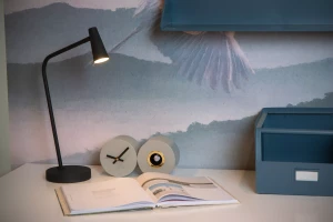 STIRLING 36620/03/30 lampa biurkowa stołowa nowoczesna czarna LED 3W 3 StepDim