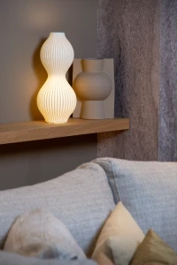 MOMORO 13543/40/31 lampa wazon z białej porcelany H 40cm 1xE14