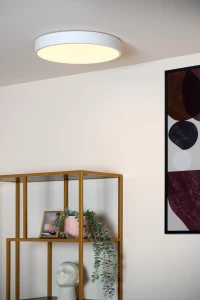 UNAR płaski biały plafon LED 24W 2700K fi 39,5cm 3 StepDim