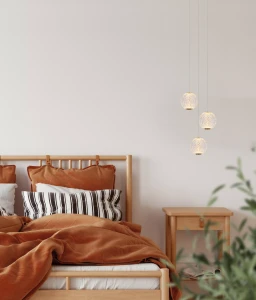 CINTRA 13499/13/60 lampa wisząca złota LED 3x4,7W klosz akryl z kryształowym szlifem i złotym wykończeniem możliwość ściemniania