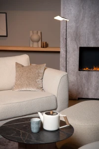 AARON lampa stojąca czarna LED 12W regulacja barwy światła 2700K-4000K