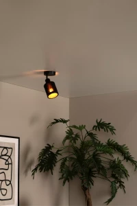 TAGALOG 21929/01/30 kinkiet pojedynczy bambusowy czarny regulowany 1xE27