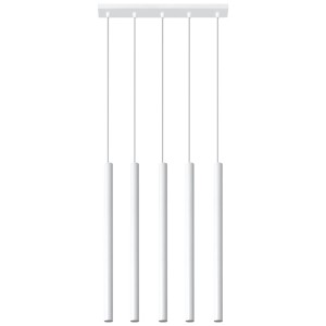 Lampa wisząca PASTELO 5 biała