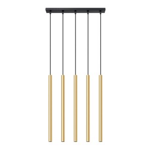 Lampa Wisząca PASTELO 5L złoty połysk
