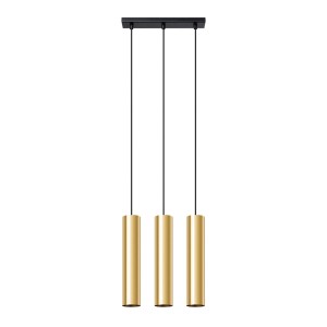 Lampa Wisząca LAGOS 3 złoty połysk