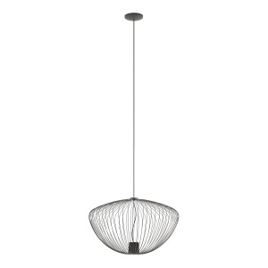 PUMPKIN M UMBRA GRAY 11245 lampa wisząca fi 54cm druciana ciemny szary 1xGU10 