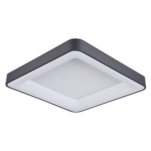 GIACINTO lampa kwadratowa LED 3000K czarna 60cm