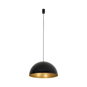 HEMISPHERE SUPER L lampa wisząca 50cm czarna/złoty środek 4xGX53