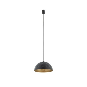 HEMISPHERE SUPER HIT S lampa wisząca 33cm czarna/złoty środek 1xE27