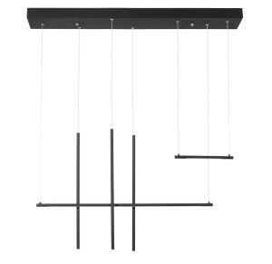 BUGA LE41353 Nowoczesna lampa wisząca o geometrycznym kształcie z aluminiowymi elementami