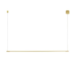 BUGA LE41356 Nowoczesna złota lampa wisząca o prostym cylindrycznym kształcie