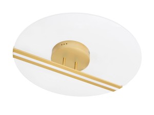 CHIA LE41379 Nowoczesna lampa sufitowa Okrągły kształt Złoty design Jasne oświetlenie LED