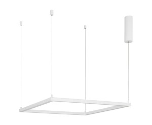 JAEN LE41429 Nowoczesna lampa wisząca kwadratowa aluminiowa z akrylem jasne światło