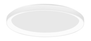 ROTA LE41474 Nowoczesna lampa sufitowa Okrągła oprawa aluminiowo-akrylowa Jasne, równomierne światło