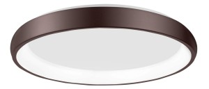 TOLU LE41504 Nowoczesna lampa sufitowa o okrągłym kształcie brązowa zintegrowane LED 2750 lumenów