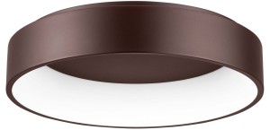 TOME SMART LE41547 Nowoczesna lampa sufitowa o cylindrycznym kształcie brązowa zintegrowane LED 42W
