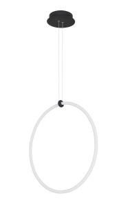 COLON LE41609 Nowoczesna lampa wisząca o okrągłym kształcie z aluminiowo-akrylowym wykończeniem