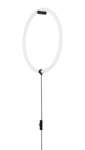 COLON LE41610 Nowoczesna lampa ścienna o okrągłym kształcie z aluminiowo-akrylowym wykończeniem