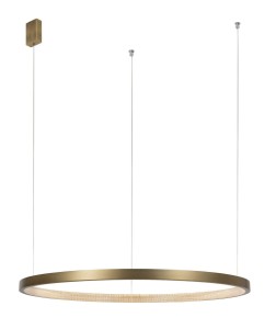 ORITO LE41728 Nowoczesna lampa wisząca o okrągłym kształcie w kolorze antycznego mosiądzu z aluminiowym wykończeniem