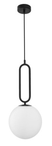 PINTO LE41766 Nowoczesna lampa wisząca o kulistym kloszu i minimalistycznym designie