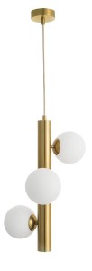 TIGRE LE41791 Nowoczesna lampa wisząca Trzy kuliste klosze Elegancki design