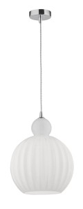 AVILES LE41885 Nowoczesna lampa wisząca z żebrowanym kloszem Elegancka lampa