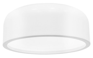 GUIGUE LE42033 Nowoczesna lampa sufitowa o cylindrycznym kształcie Biała metalowo-akrylowa lampa