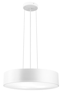 HERVAS LE42040 Nowoczesna lampa wisząca o cylindrycznym kloszu z metalu i akrylu