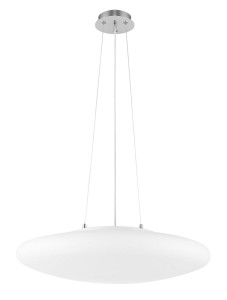 LIBANO LE42077 Nowoczesna lampa wisząca o owalnym kloszu z mlecznego szkła