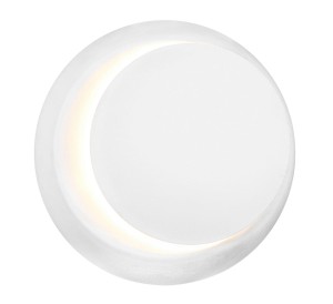 TOCUYO LE42195 Nowoczesna lampa ścienna Okrągły kształt z półksiężycowym oświetleniem aluminiowa