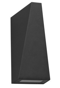 VENADO LE42207 Lampa łazienkowa LED o geometrycznym kształcie czarna matowa  wodoodporna