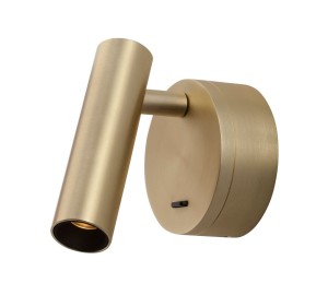 BADAJOZ LE42245 Reflektor LED cylindryczny mosiężny elegancki