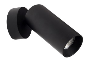 BARBOSA LE42249 Czarny aluminiowy reflektor cylindryczny LED o minimalistycznym designie