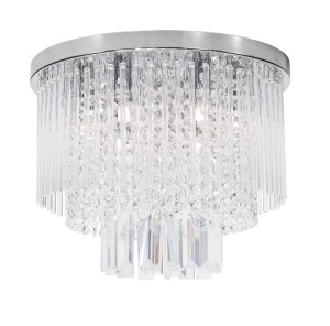 CORDOBA LE42342 Nowoczesna lampa sufitowa z kryształowymi elementami cylindryczny kształt