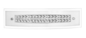 DOLORES LE42356 Nowoczesna lampa ścienna z kryształkami Elegancki łukowaty kształt