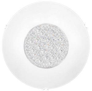 ESPINAL LE42362 Nowoczesna lampa sufitowa o miseczkowym kształcie z kryształową dekoracją