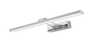 LAUTARO LE42420 Nowoczesna lampa ścienna chromowana o prostym kształcie zintegrowane LED 18W