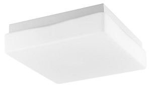 LORENZO LE42445 Nowoczesna lampa sufitowa kwadratowa z mlecznym szkłem