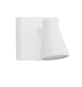 MARACAY LE42461 Biały metalowy reflektor o stożkowym kloszu Elegancki design